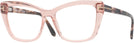 Cat Eye Shiny Light Pink Tom Ford 5826 Computer Style Progressive View #1