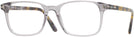 Rectangle Shiny Grey Tom Ford 5831 Single Vision Full Frame View #1