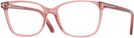 Rectangle Shiny Light Pink Tom Ford 5842 Computer Style Progressive View #1