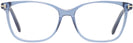 Rectangle Shiny Light Blue Tom Ford 5842 Single Vision Full Frame View #2