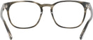 Square Grey Stripe Tom Ford 5868 Single Vision Full Frame View #4