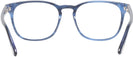 Square Blue Stripe Tom Ford 5868 Single Vision Full Frame View #4