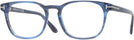 Square Blue Stripe Tom Ford 5868 Computer Style Progressive View #1