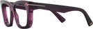 Oversized Shiny Violet Tom Ford 5881 Progressive No-Lines View #3