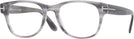 Square Grey Stripe Tom Ford 5898 Computer Style Progressive View #1