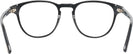 Square Shiny Black Tom Ford 5899 Progressive No-Lines View #4