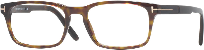 Rectangle Dark Havana Tom Ford 5938 Computer Style Progressive View #1