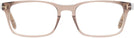 Rectangle Shiny Beige Tom Ford 5938 Single Vision Full Frame View #2