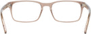 Rectangle Shiny Beige Tom Ford 5938 Single Vision Full Frame View #4