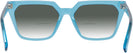 Oversized,Square Light Blue Goo Goo Eyes 899 w/ Gradient Bifocal Reading Sunglasses View #4