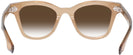 Square Transparent Brown Goo Goo Eyes 923 w/ Gradient Progressive No-Line Reading Sunglasses View #4