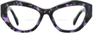 Cat Eye Purple Tortoise Goo Goo Eyes 933 Bifocal View #2