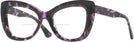 Cat Eye Purple Tortoise Goo Goo Eyes 934 Bifocal View #1