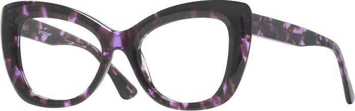 Cat Eye Purple Tortoise Goo Goo Eyes 934 Computer Style Progressive View #1