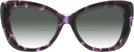 Cat Eye Purple Tortoise Goo Goo Eyes 934 w/ Gradient Bifocal Reading Sunglasses View #2