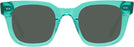 Square Transparent Teal Green Goo Goo Eyes 936 Progressive No-Line Reading Sunglasses View #2