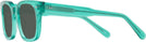 Square Transparent Teal Green Goo Goo Eyes 936 Progressive No-Line Reading Sunglasses View #3