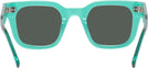 Square Transparent Teal Green Goo Goo Eyes 936 Progressive No-Line Reading Sunglasses View #4