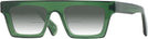 Rectangle Transparent Green Goo Goo Eyes 937 w/ Gradient Bifocal Reading Sunglasses View #1