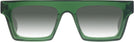 Rectangle Transparent Green Goo Goo Eyes 937 w/ Gradient Progressive No-Line Reading Sunglasses View #2