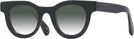 Round Black Goo Goo Eyes 938 w/ Gradient Progressive No-Line Reading Sunglasses View #1