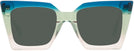 Square Blue/green/peach Gradient Goo Goo Eyes 940 Progressive No-Line Reading Sunglasses View #2