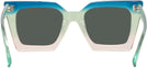 Square Blue/green/peach Gradient Goo Goo Eyes 940 Progressive No-Line Reading Sunglasses View #4