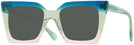 Square Blue/green/peach Gradient Goo Goo Eyes 940 Progressive No-Line Reading Sunglasses View #1