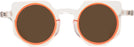 Round Crystal With Orange Goo Goo Eyes 943 Progressive No-Line Reading Sunglasses View #2