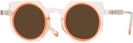 Round Crystal With Orange Goo Goo Eyes 943 Progressive No-Line Reading Sunglasses View #1