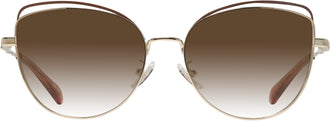 Coach 7162 w/ Gradient Progressive No-Line Reading Sunglasses. Color: Shiny Light Gold/nutmeg