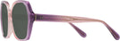 Square Amethyst/pink Gradient Coach 8404U Progressive No-Line Reading Sunglasses View #3