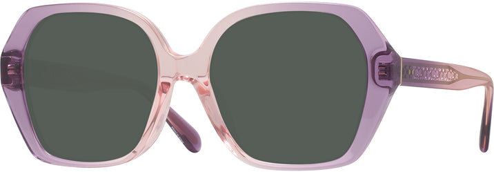 Square Amethyst/pink Gradient Coach 8404U Progressive No-Line Reading Sunglasses View #1