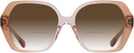 Square Saddle/dusty Rose Gradient Coach 8404U w/ Gradient Bifocal Reading Sunglasses View #2