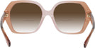 Square Saddle/dusty Rose Gradient Coach 8404U w/ Gradient Bifocal Reading Sunglasses View #4