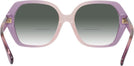 Square Amethyst/pink Gradient Coach 8404U w/ Gradient Bifocal Reading Sunglasses View #4