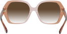 Square Saddle/dusty Rose Gradient Coach 8404U w/ Gradient Progressive No-Line Reading Sunglasses View #4