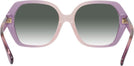 Square Amethyst/pink Gradient Coach 8404U w/ Gradient Progressive No-Line Reading Sunglasses View #4