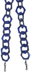  Transparent Blue Jangles Chunky Hex Chain View #2