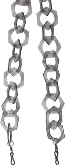  Transparent Grey Jangles Chunky Hex Chain View #2