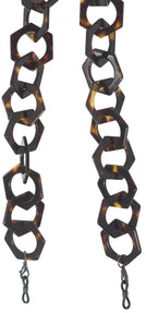  Dark Tortoise Jangles Large Hex Chain View #2