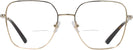 Oversized,Square Pale Gold Jimmy Choo 2001B Bifocal View #2