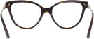 Cat Eye Havana Jimmy Choo 3001B Single Vision Full Frame View #4