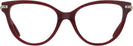 Cat Eye Red Jimmy Choo 3001B Single Vision Full Frame View #2