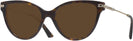 Cat Eye Havana Jimmy Choo 3001B Progressive No-Line Reading Sunglasses View #1