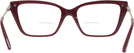 Cat Eye Red Jimmy Choo 3002B Bifocal View #4