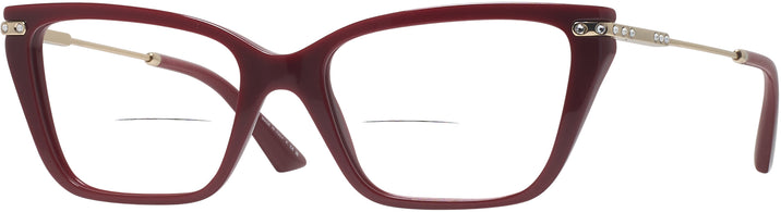 Cat Eye Red Jimmy Choo 3002B Bifocal View #1