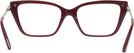 Cat Eye Red Jimmy Choo 3002B Single Vision Full Frame View #4