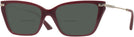 Cat Eye Red Jimmy Choo 3002B Bifocal Reading Sunglasses View #1