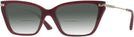 Cat Eye Red Jimmy Choo 3002B w/ Gradient Bifocal Reading Sunglasses View #1